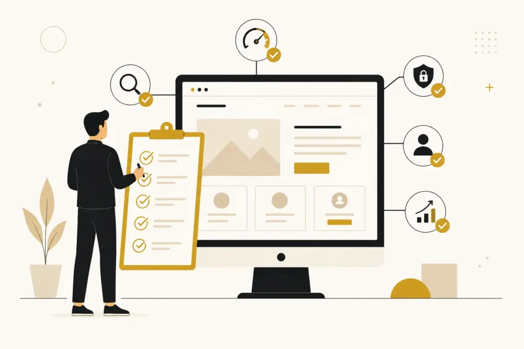 Website audit before redesign decision