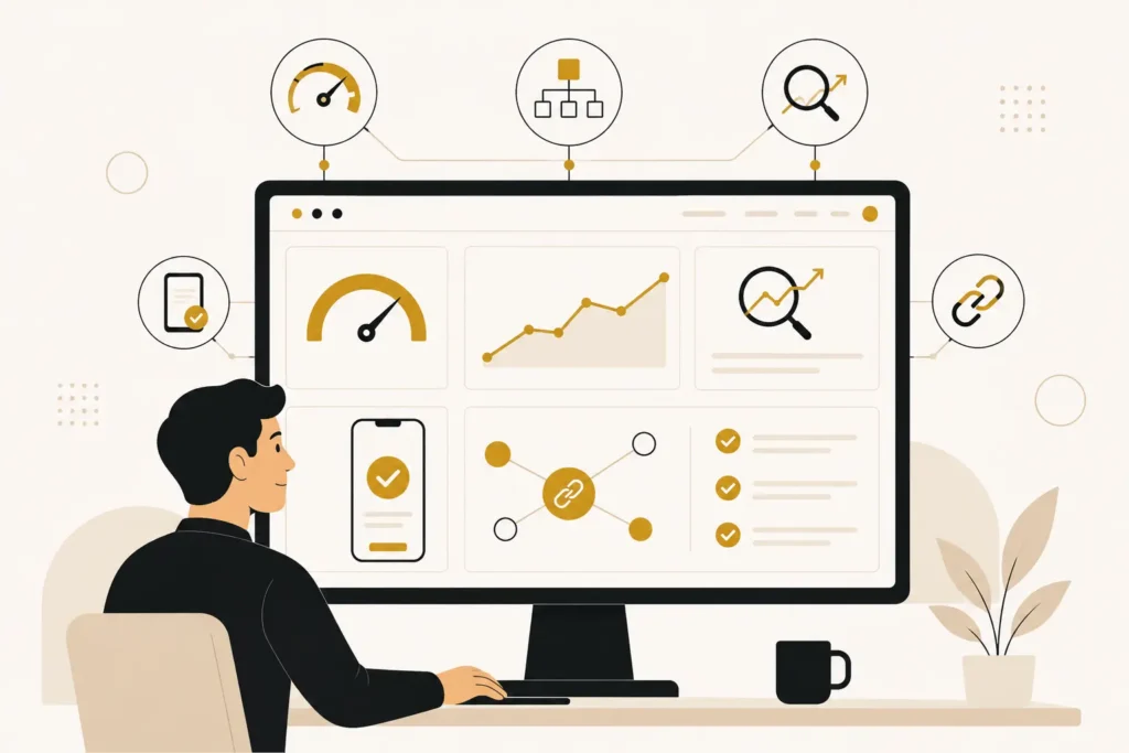 Professional website audit report