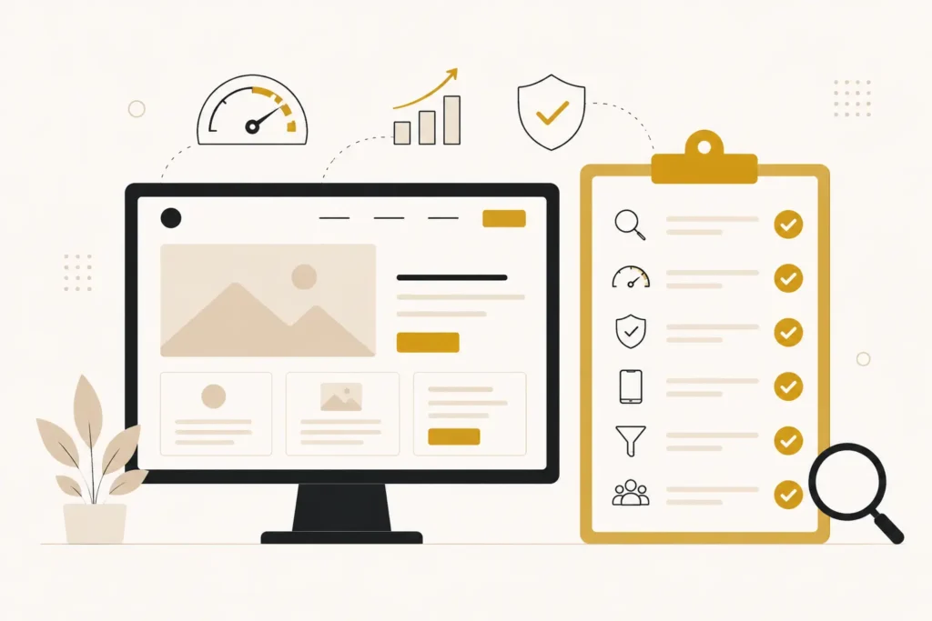 Website audit checklist for business owners