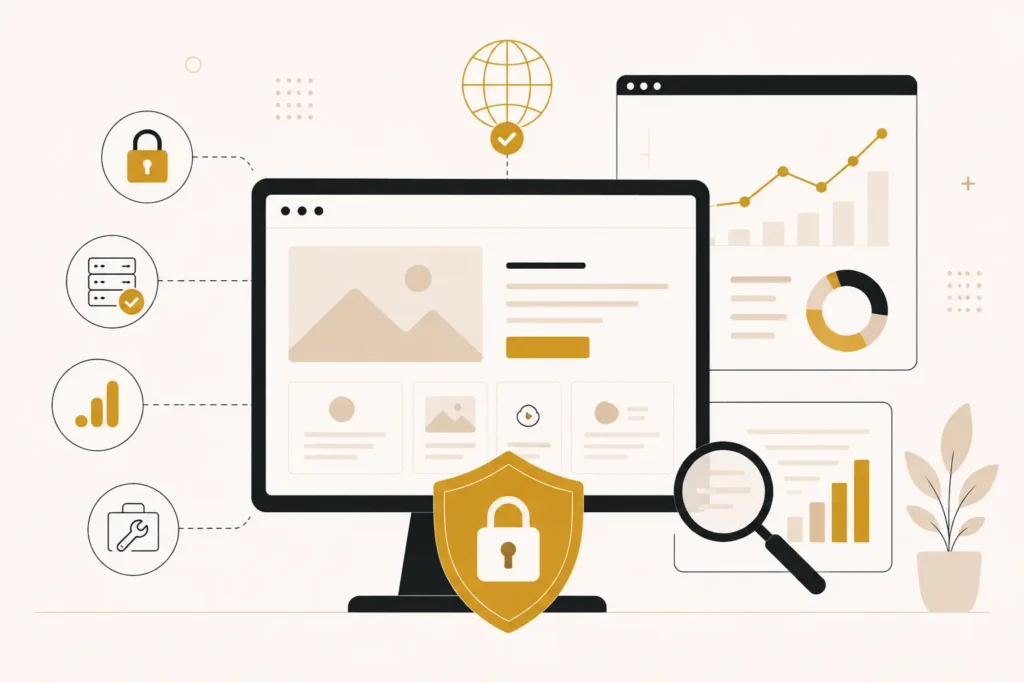 Website security and analytics audit