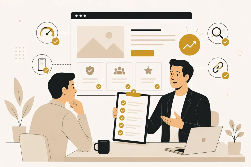 Website audit checklist for business owners before redesigning a website